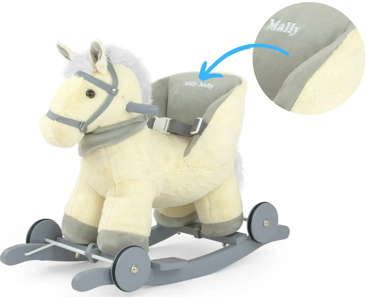 Jucarie-balansoar Milly Mally Kon Polly (Beige)