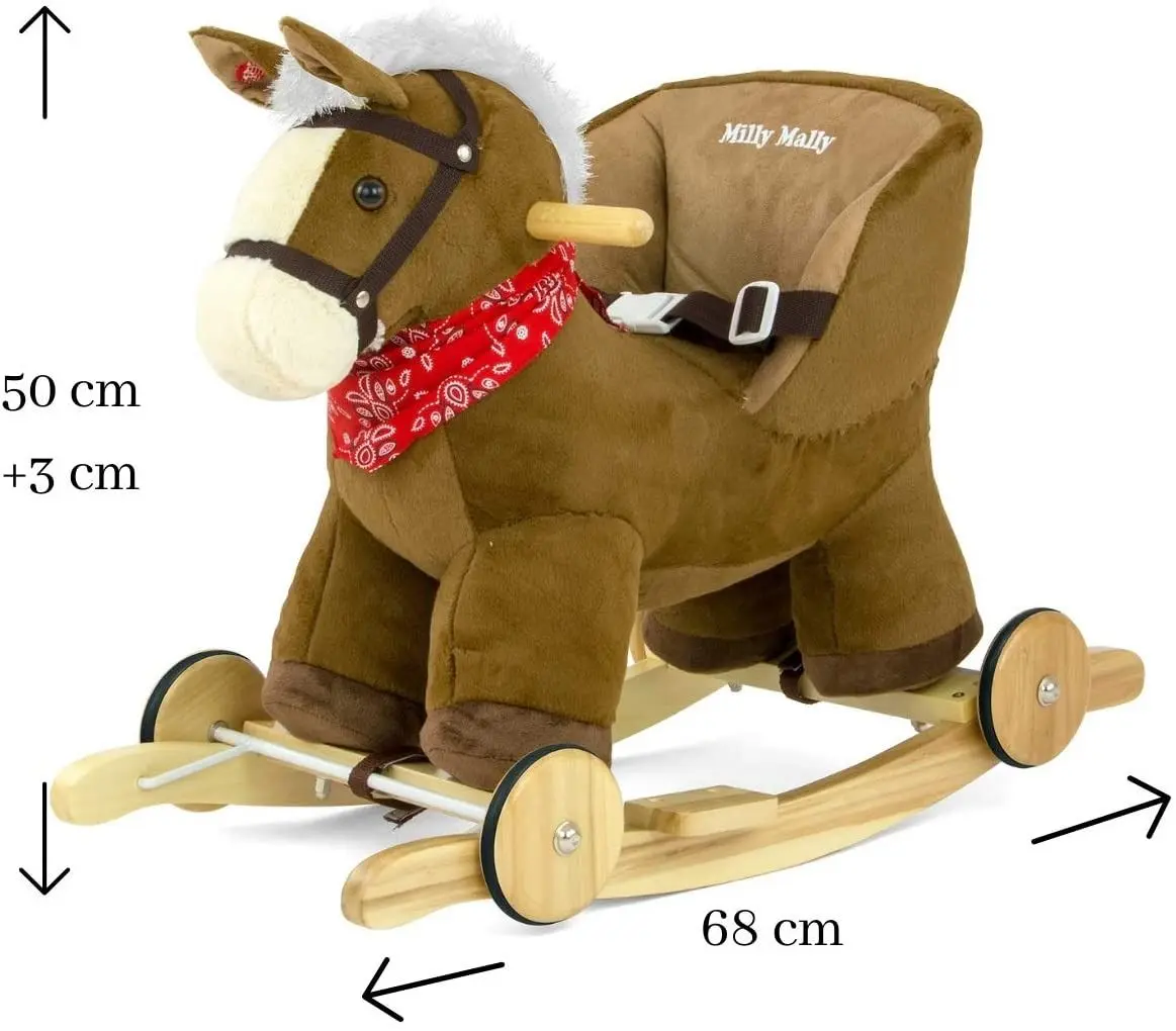 Jucarie-balansoar Milly Mally Kon Polly (Dark Brown)