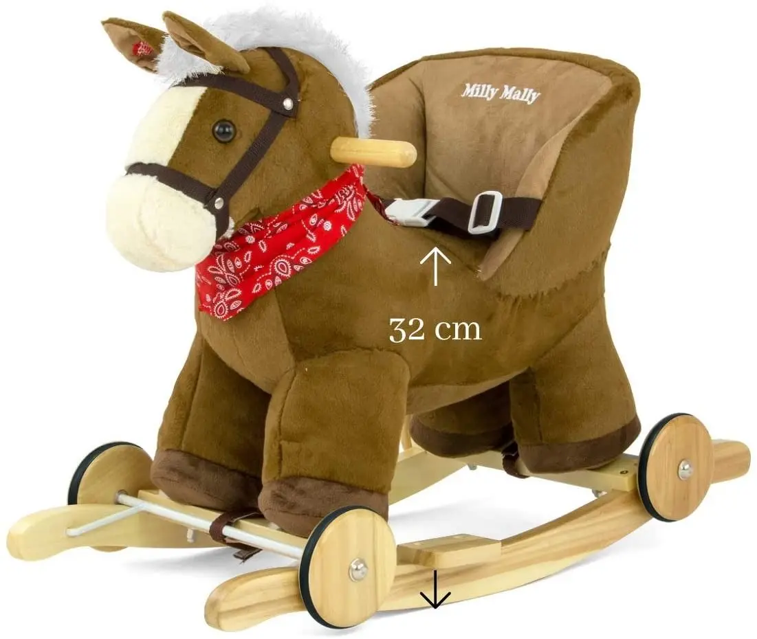 Jucarie-balansoar Milly Mally Kon Polly (Dark Brown)