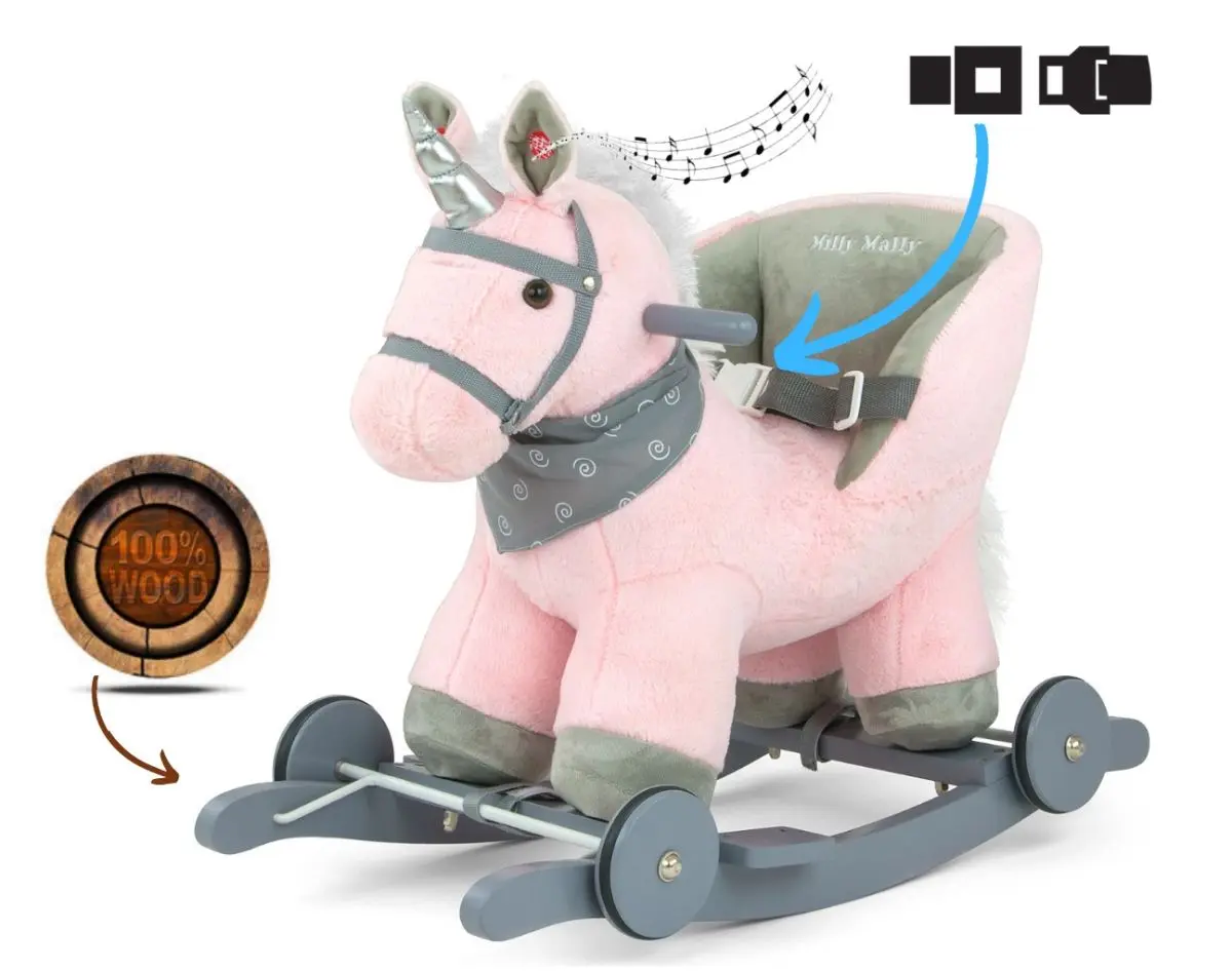 Jucarie-balansoar Milly Mally Kon Polly (Pink)