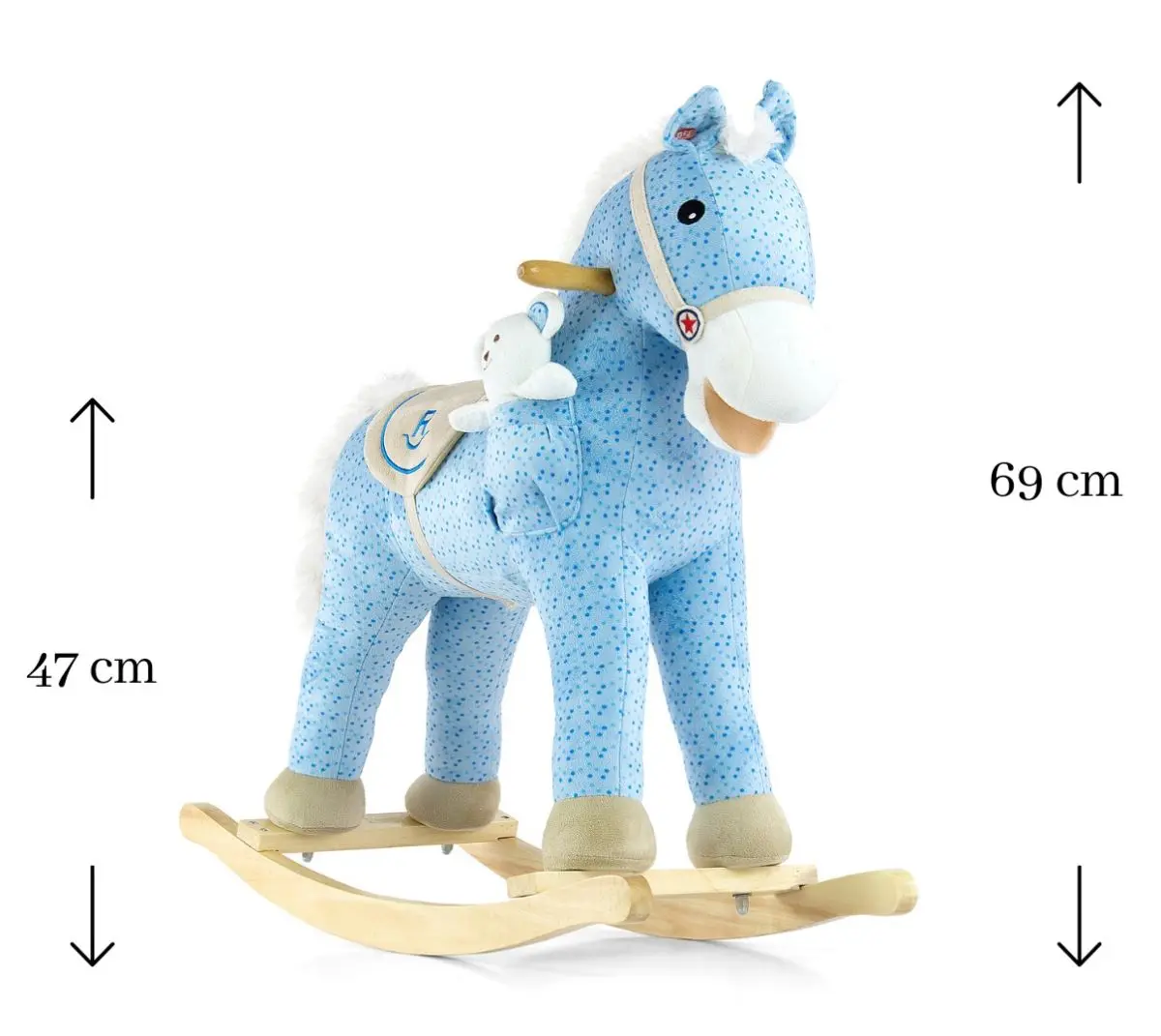 Jucarie-balansoar Milly Mally Kon Pony (Blue)