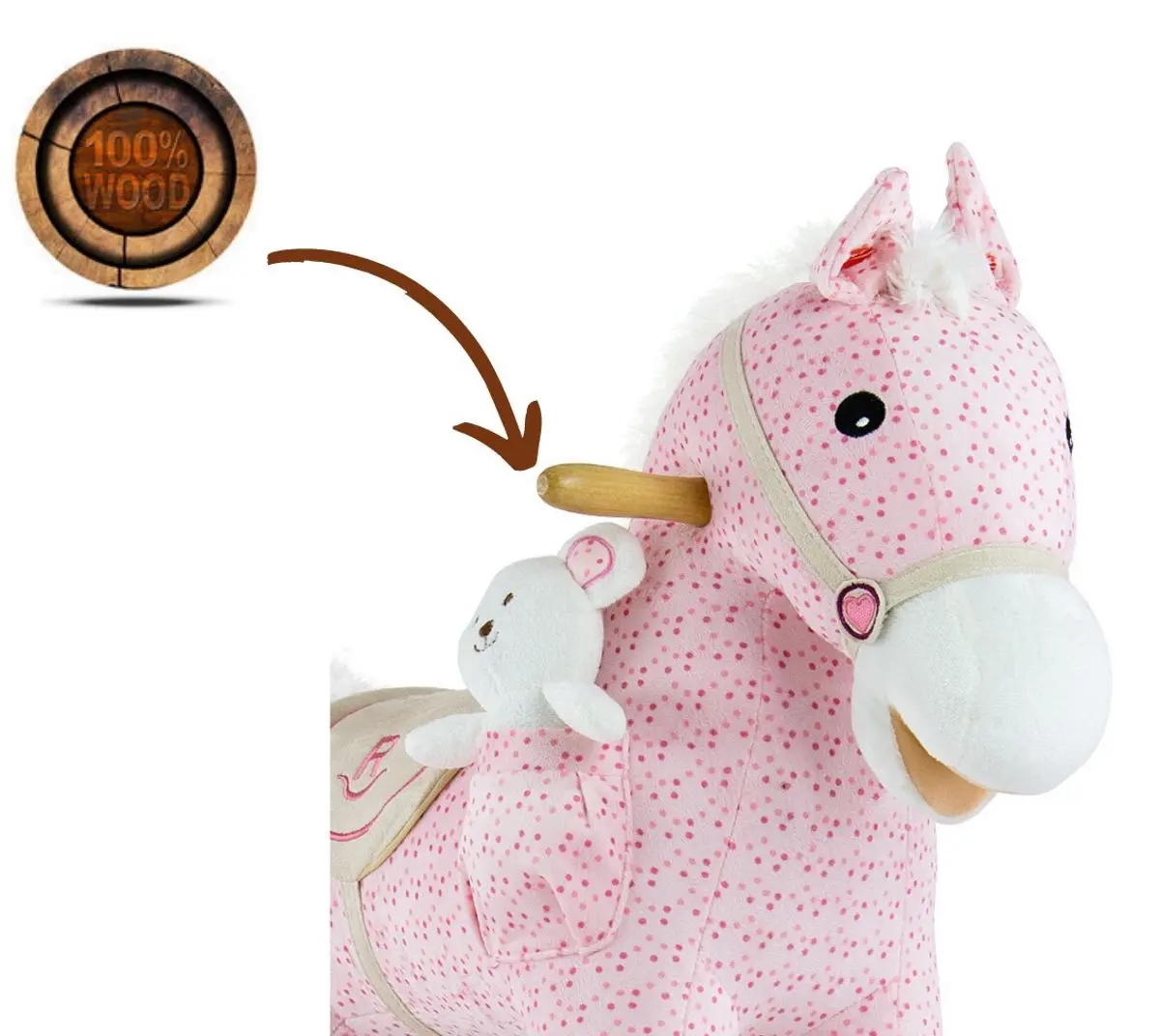 Jucarie-balansoar Milly Mally Kon Pony (Pink)