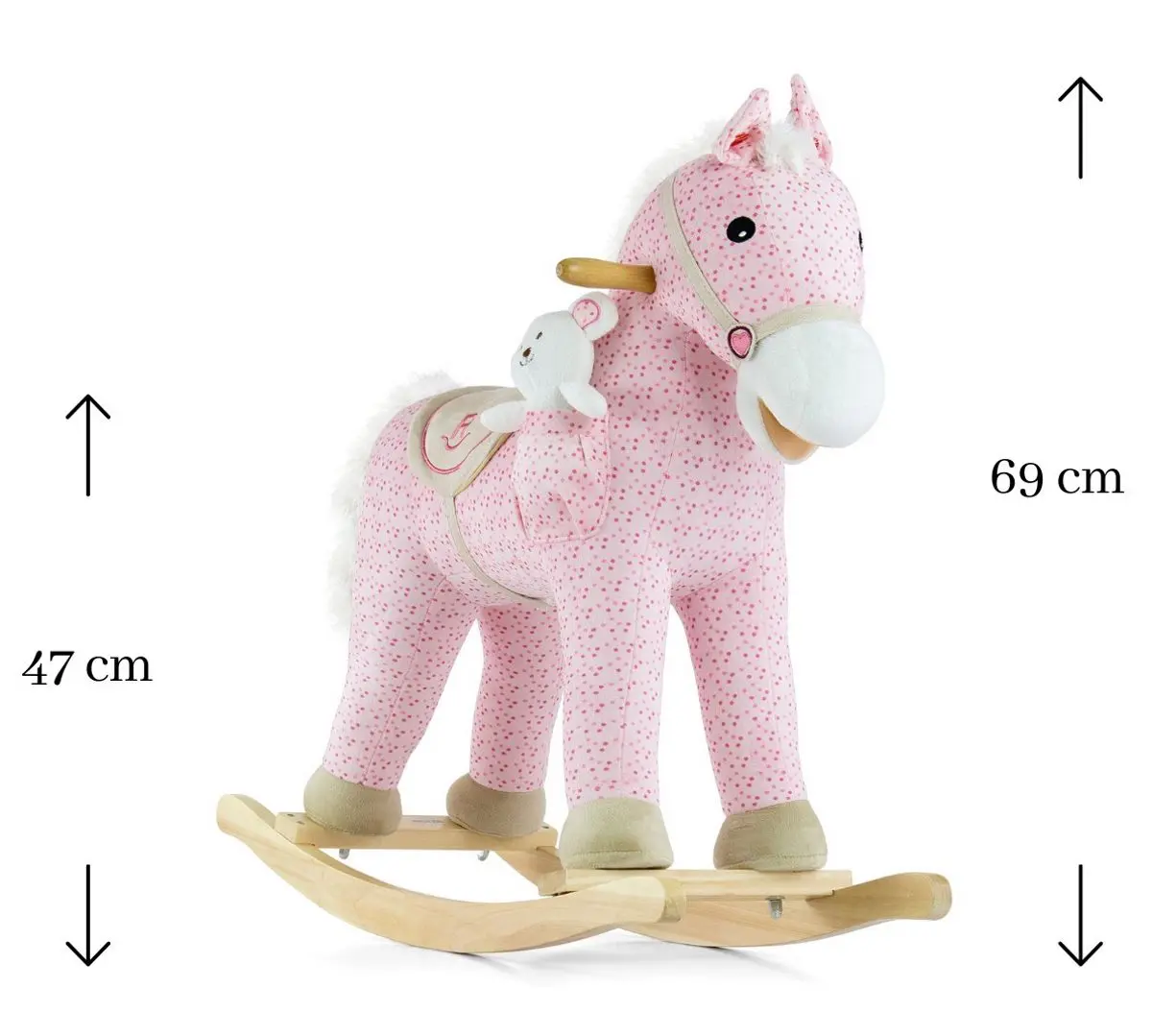 Jucarie-balansoar Milly Mally Kon Pony (Pink)
