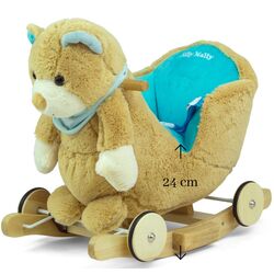 Jucarie-balansoar Milly Mally Mis Polly Bear (Blue/Light Brown) Thumb