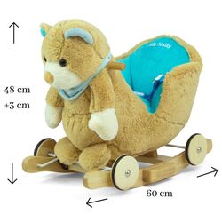 Jucarie-balansoar Milly Mally Mis Polly Bear (Blue/Light Brown) Thumb