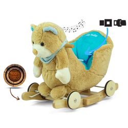 Jucarie-balansoar Milly Mally Mis Polly Bear (Blue/Light Brown) Thumb