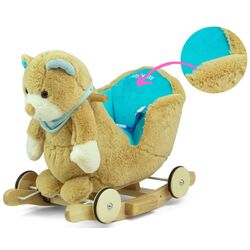 Jucarie-balansoar Milly Mally Mis Polly Bear (Blue/Light Brown) Thumb