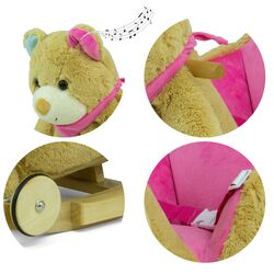 Jucarie-balansoar Milly Mally Mis Polly Bear (Pink/Light Brown) Thumb