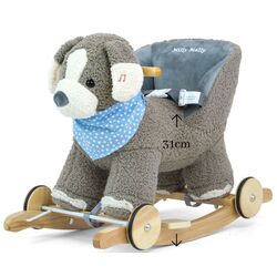 Jucarie-balansoar Milly Mally Polly Dog (Gray/Brown) Thumb