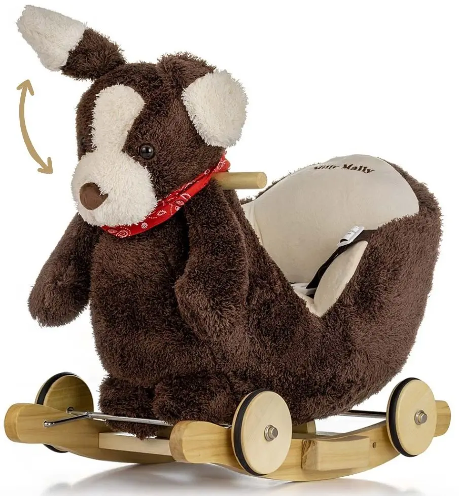 Jucarie-balansoar Milly Mally Polly Plus Dog (Brown)