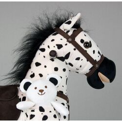 Jucarie-balansoar Milly Mally Rocking Horse Mustang (Black/White) Thumb