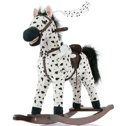 Jucarie-balansoar Milly Mally Rocking Horse Mustang (Black/White) Thumb