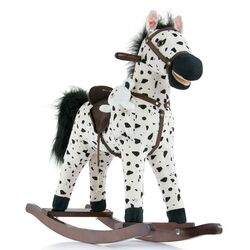 Jucarie-balansoar Milly Mally Rocking Horse Mustang (Black/White)