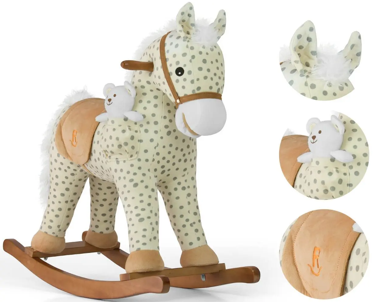 Jucarie-balansoar Milly Mally Rocking Horse Pony (Gray)