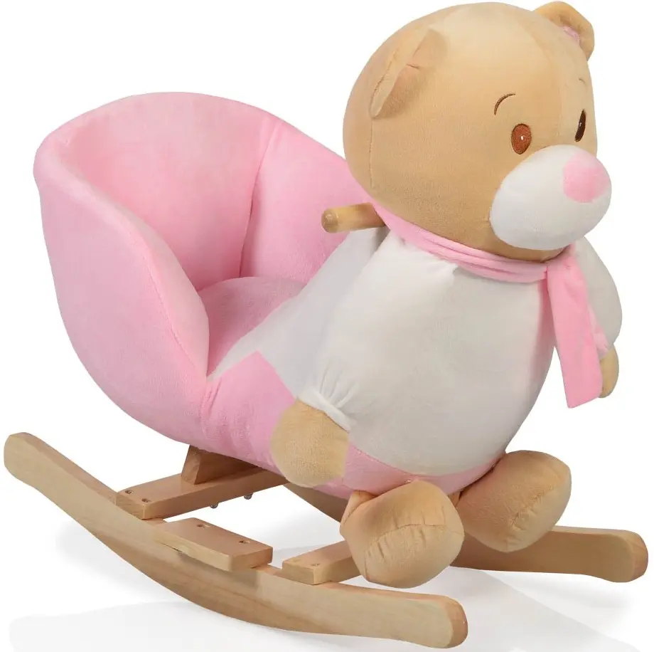 Jucarie-balansoar Moni Bear (Pink)