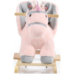 Jucarie-balansoar Moni Cookie WJ-6187 (Pink/Grey) Thumb