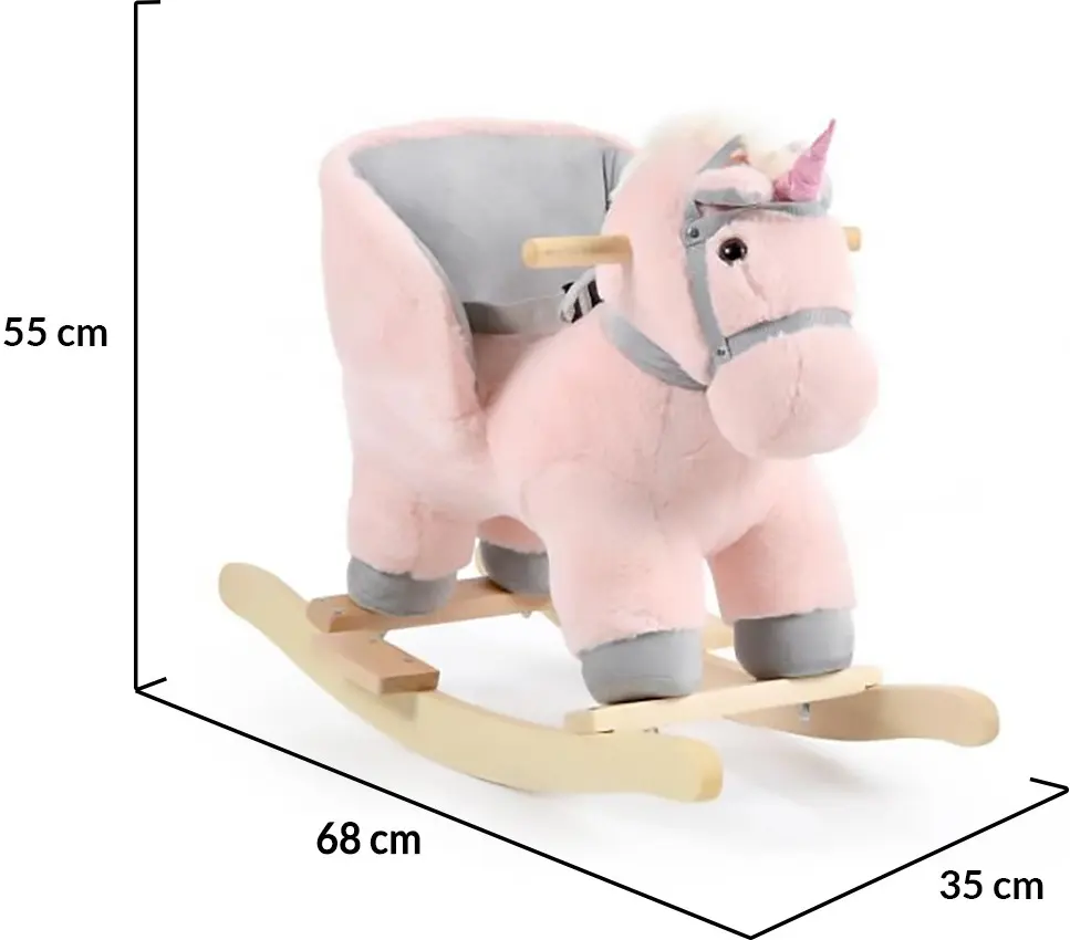Jucarie-balansoar Moni Cookie WJ-6187 (Pink/Grey) - 7