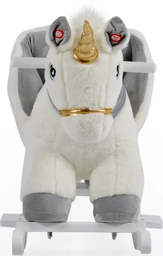 Jucarie-balansoar Moni Moon WJ-6188 (White/Grey) - 2