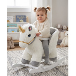 Jucarie-balansoar Moni Moon WJ-6188 (White/Grey) Thumb
