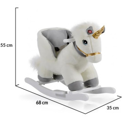 Jucarie-balansoar Moni Moon WJ-6188 (White/Grey) Thumb