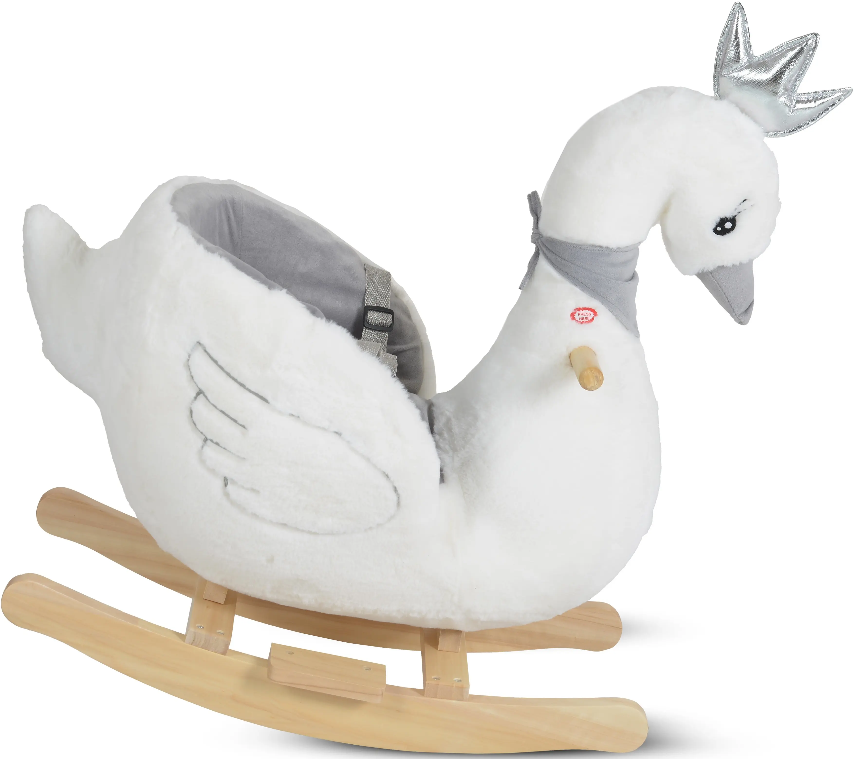 Jucarie-balansoar Moni Swan (White/Grey) - 2