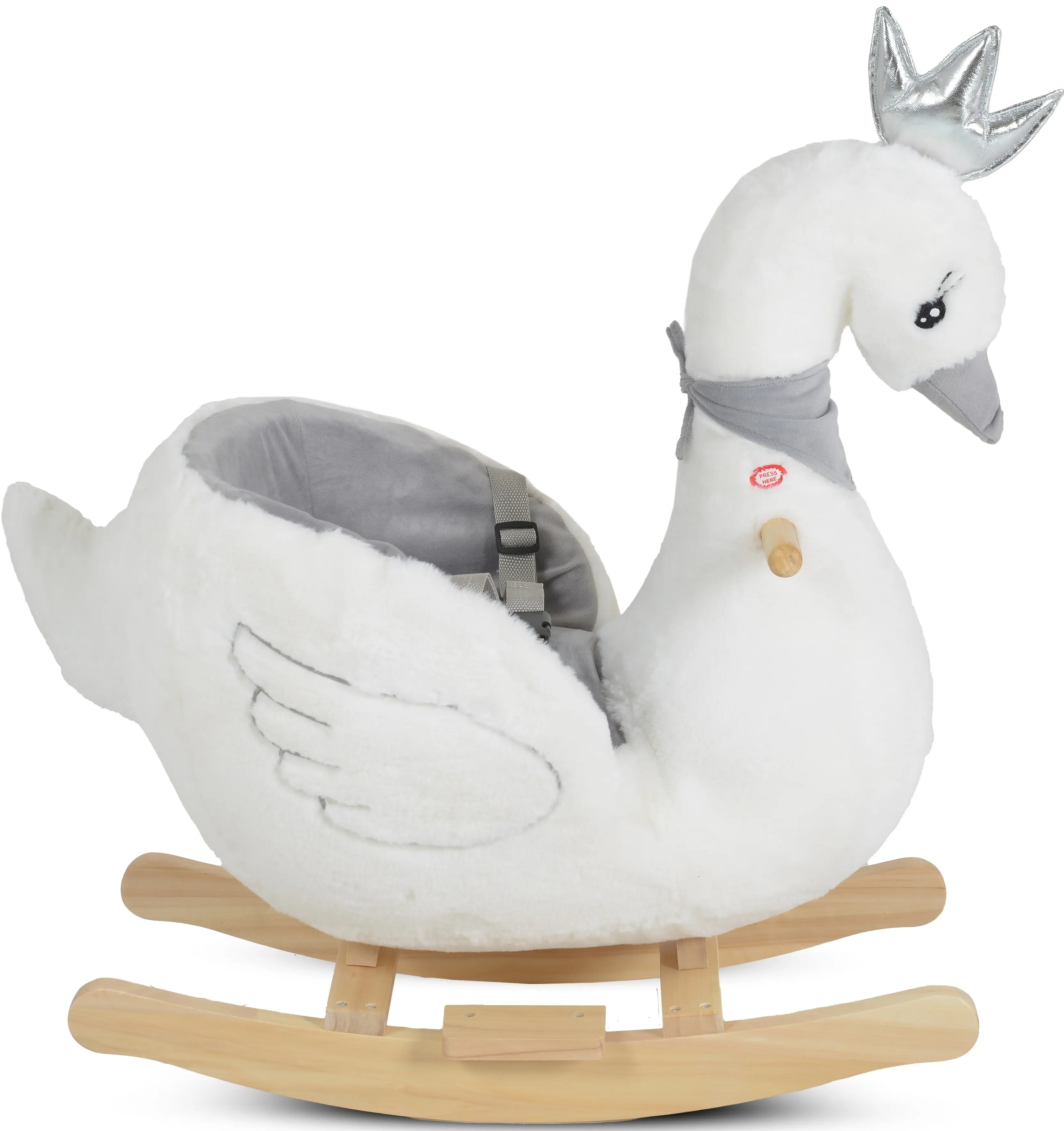 Jucarie-balansoar Moni Swan (White/Grey) - 3