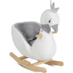 Jucarie-balansoar Moni Swan (White/Grey)
