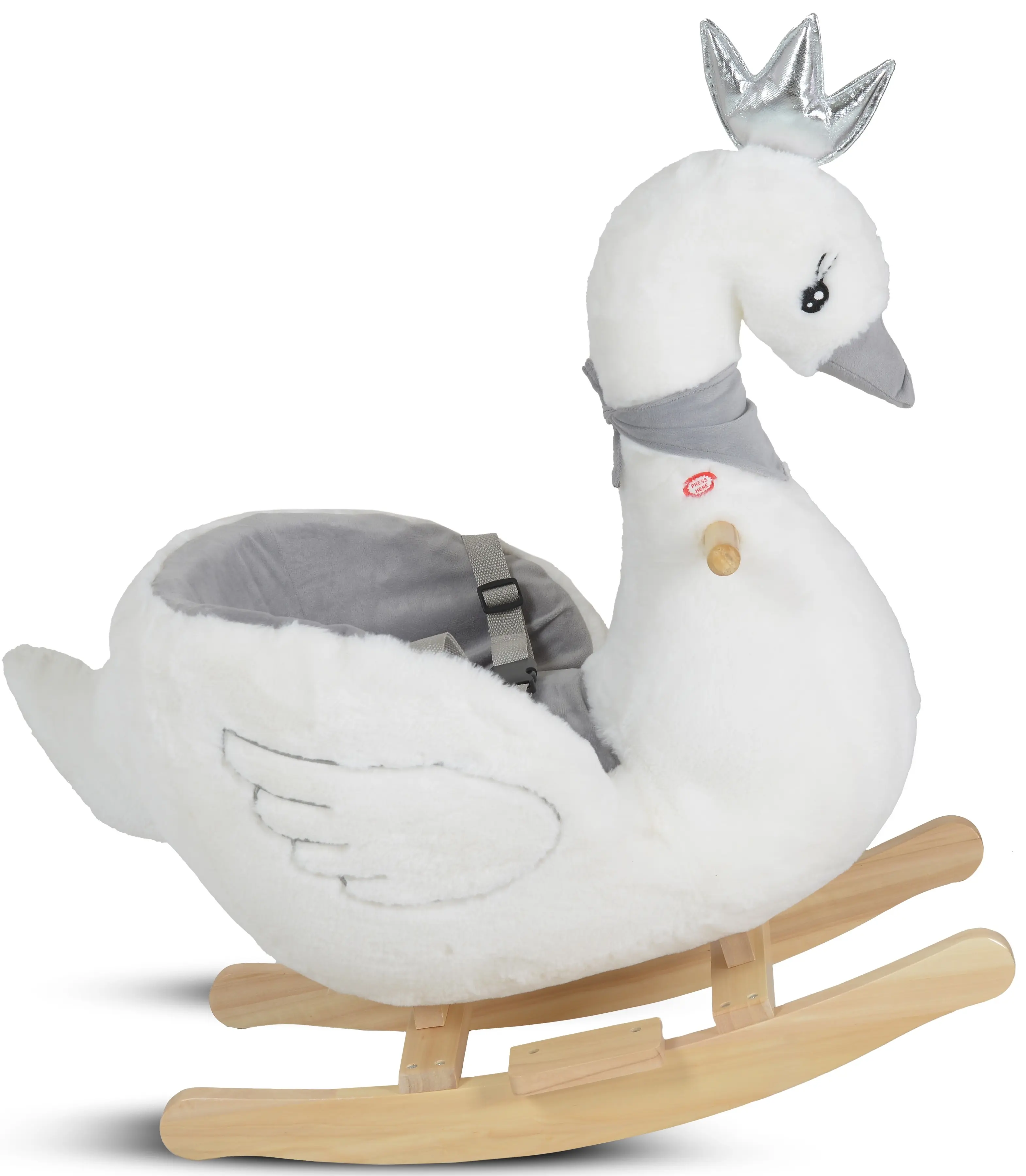 Jucarie-balansoar Moni Swan (White/Grey) - 4