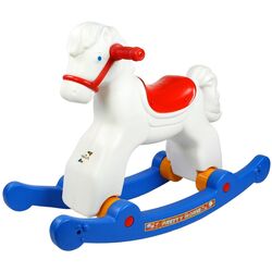 Jucarie-balansoar Orion Toys Horse 146 (White/Blue)