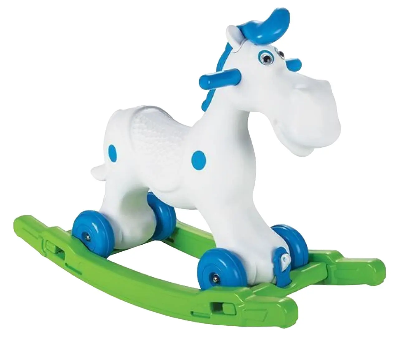 Jucarie-balansoar Pilsan Cute Horse 07914 (White/Blue/Green)