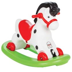 Jucarie-balansoar Pilsan Rocking Horse With Music 07520 (White/Red/Green)