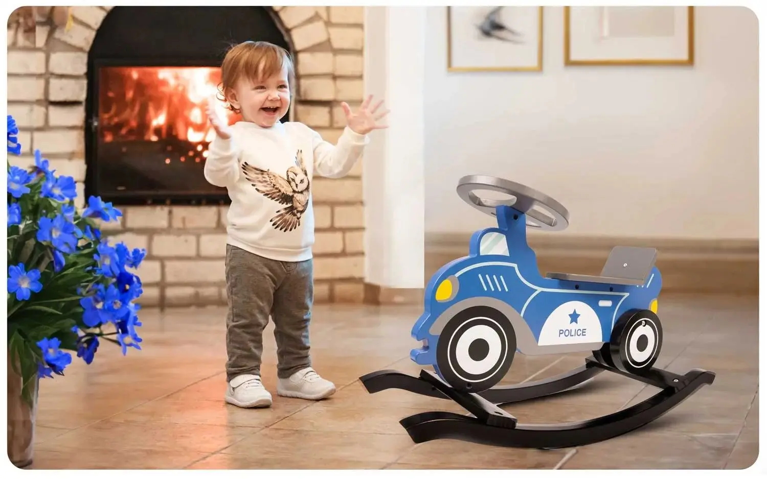 Игрушка-качалка Ricokids 785000 (Blue) - 6