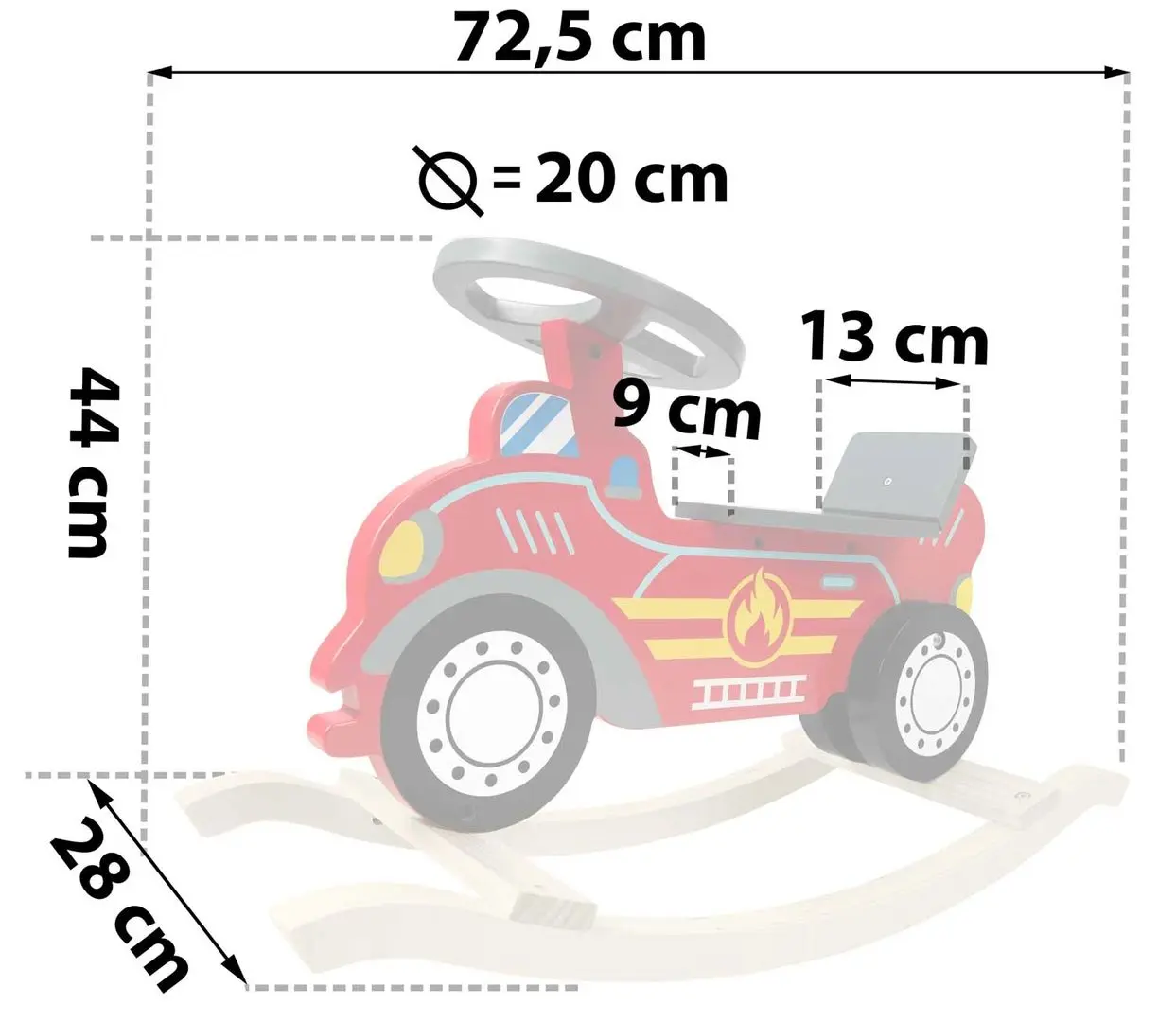 Jucarie-balansoar Ricokids 785001 (Red) - 5