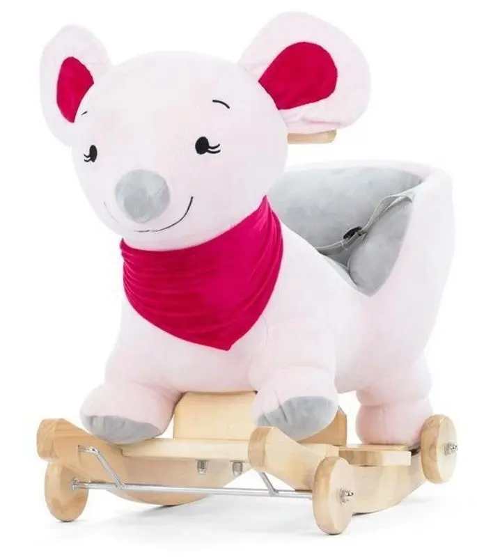 Jucarie-balansoar To-Ma WJ-658 Mouse (Pink/Grey)