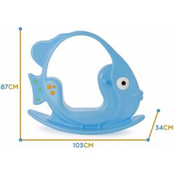 Jucarie-balansoar Woopie Fish 30821 (Blue) Thumb