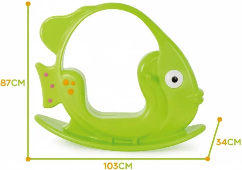 Игрушка-качалка Woopie Fish (Green) - 3