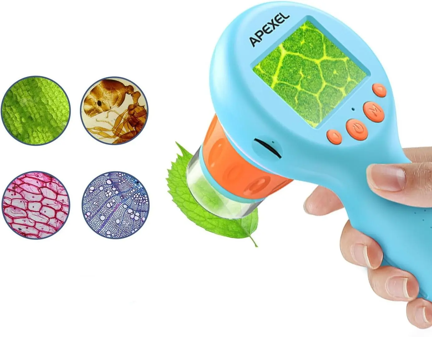 Детский микроскоп Apexel APL-MS201 (Blue) - 5