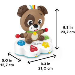 Jucarie interactiva Baby Einstein Drum&Learn Dean (Brown/White) Thumb