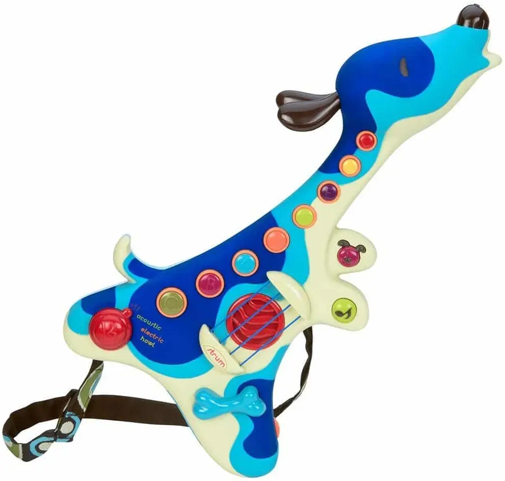 Jucarie interactiva Battat Dog Guitar BX1166X (Blue)