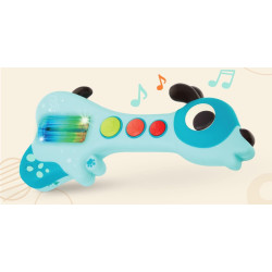 Jucarie interactiva Battat Mini Woofer Dog Guitar (Blue) Thumb