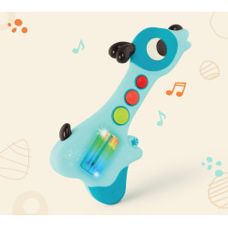 Jucarie interactiva Battat Mini Woofer Dog Guitar (Blue) Thumb