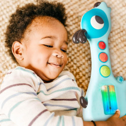 Jucarie interactiva Battat Mini Woofer Dog Guitar (Blue) Thumb
