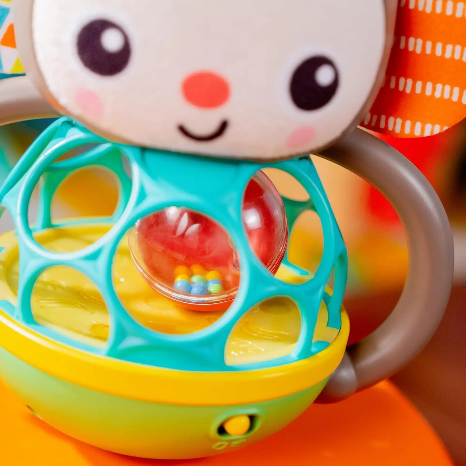 Интерактивная игрушка Bright Starts Grab & Giggle Monkey (Brown) - 3