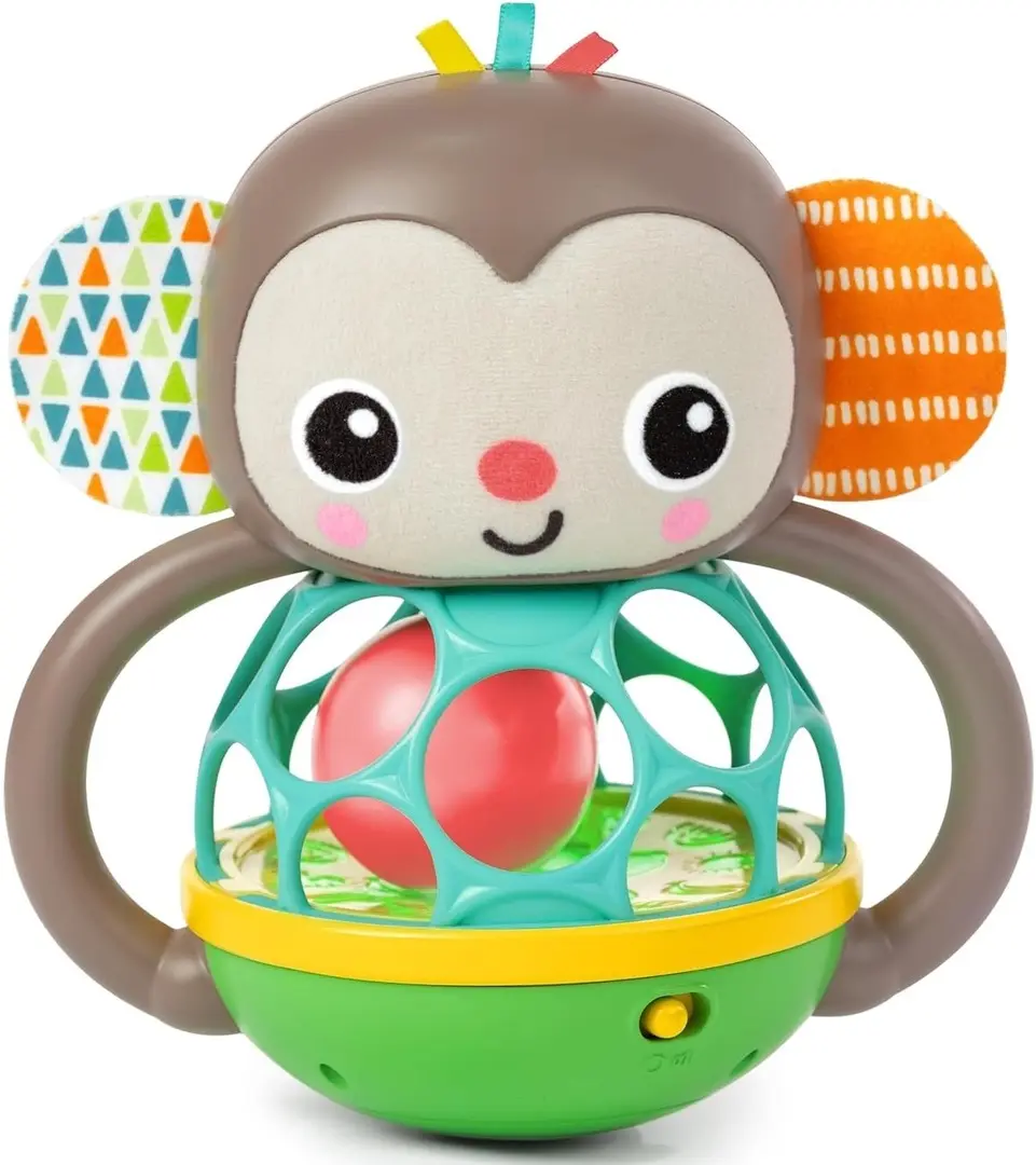 Интерактивная игрушка Bright Starts Grab & Giggle Monkey (Brown)