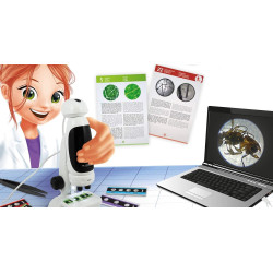 Microscop pentru copii 3in1 Buki France BKMR700 (White) Thumb