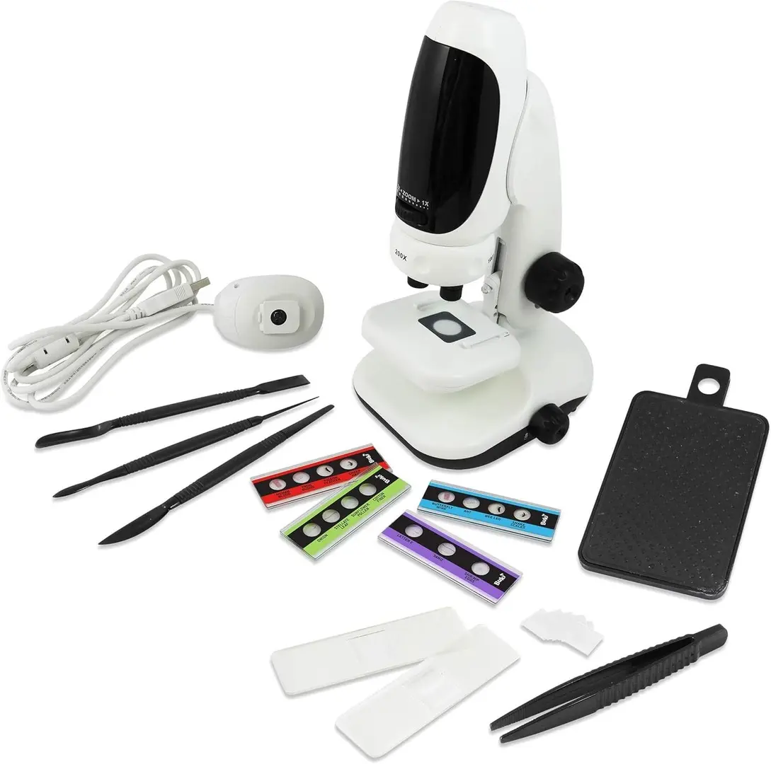 Microscop pentru copii 3in1 Buki France BKMR700 (White)