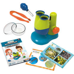 Microscop pentru copii Buki France Mini Sciences (Green/Blue) Thumb