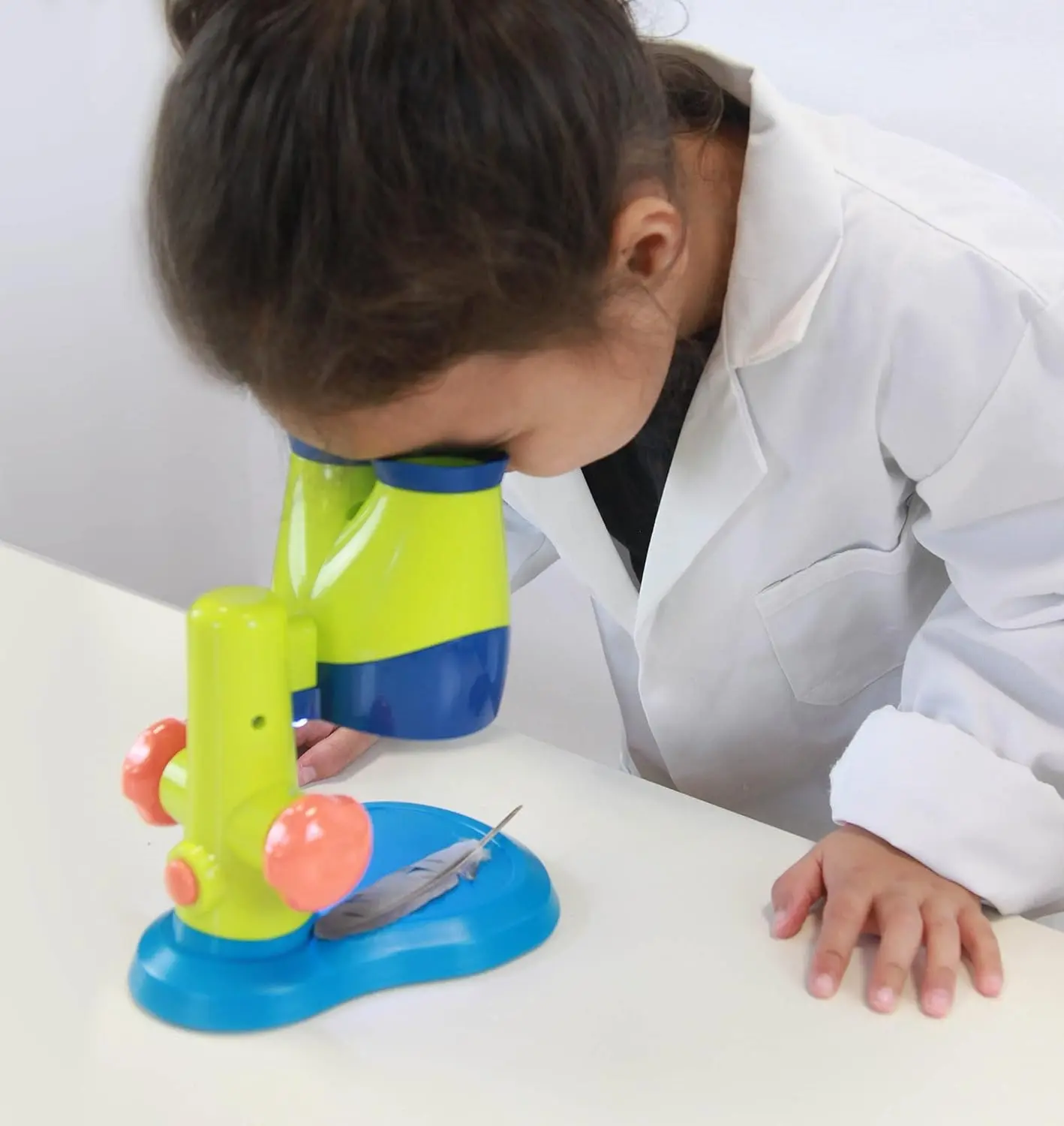 Microscop pentru copii Buki France Mini Sciences (Green/Blue) - 3