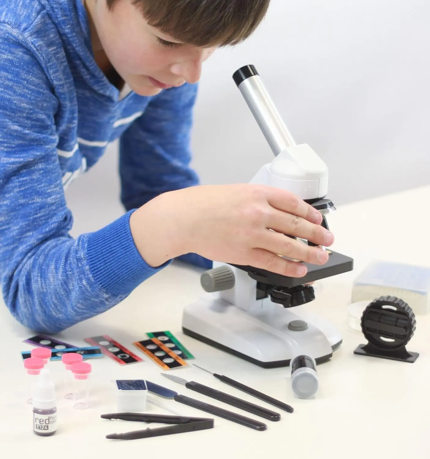 Microscop pentru copii Buki France MR600 (White) - 4