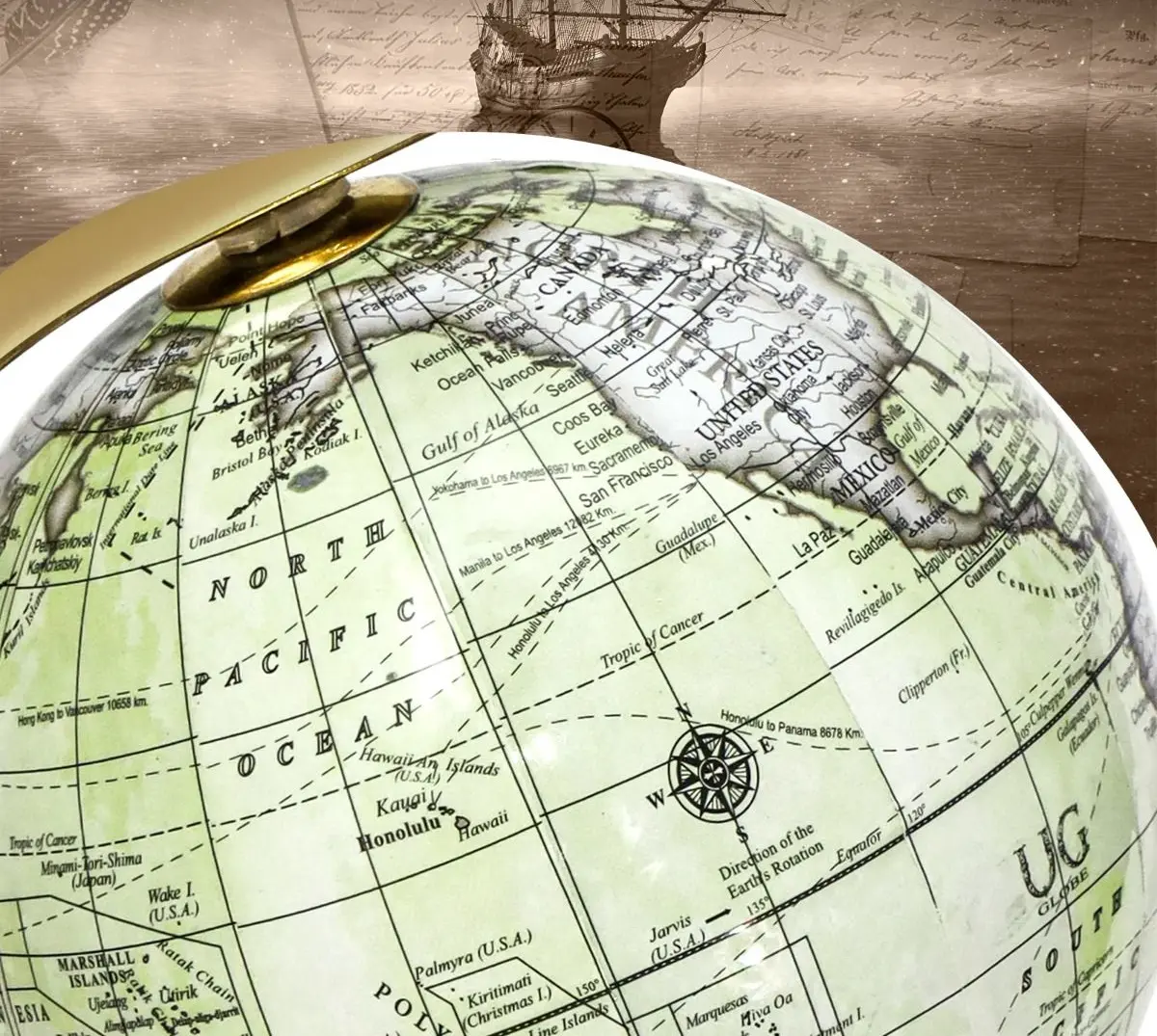 Глобус Costway HZ10163-L (Gold)